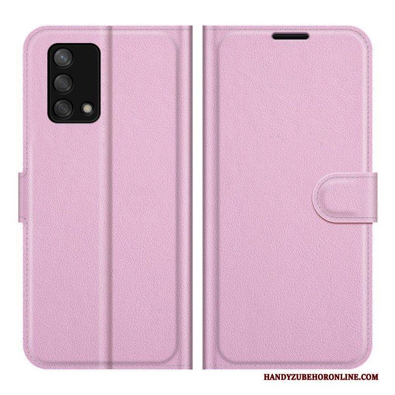 Flip Case Für Oppo A74 4G Klassisch