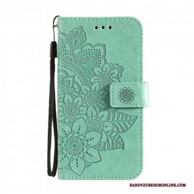 Flip Case Für Oppo A94 5G Blumen-mandala