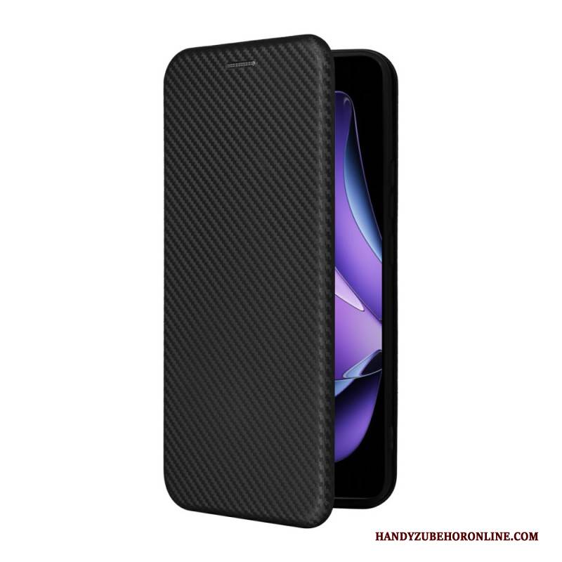 Flip Case Für Oppo Reno 13f 4g / 5g / 13 Fs 5g Carbonfaser