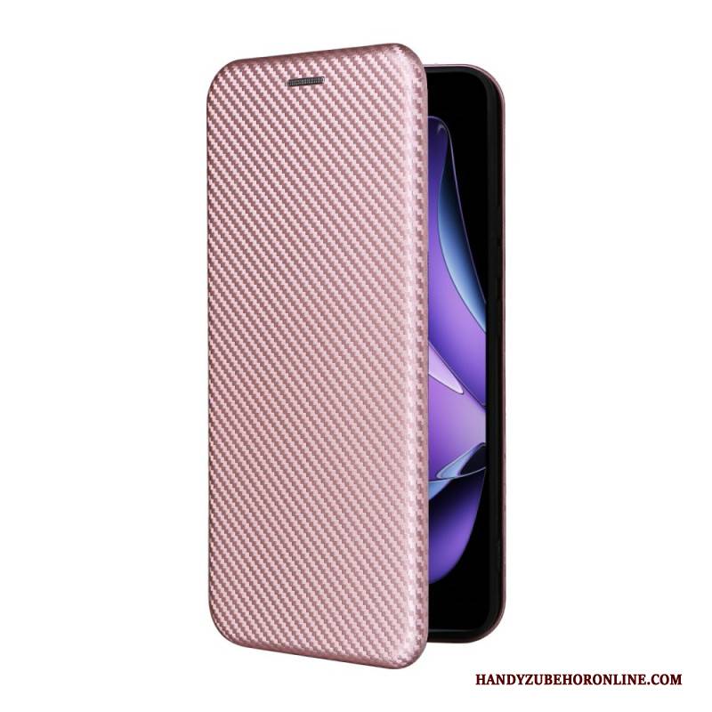 Flip Case Für Oppo Reno 13f 4g / 5g / 13 Fs 5g Carbonfaser