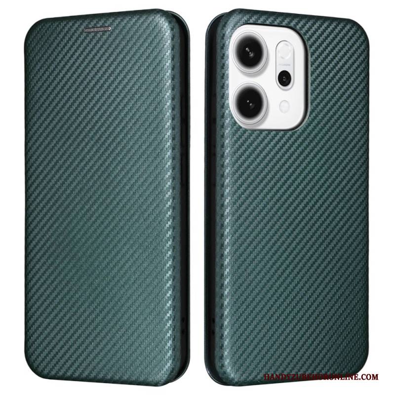 Flip Case Für Oppo Reno 14 5g Carbonfaser