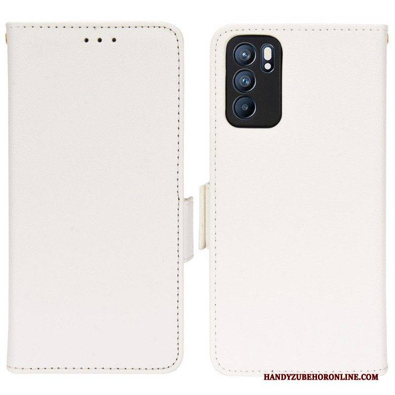 Flip Case Für Oppo Reno 6 5G Flip Case Klappe Doppelt. Neue Farben