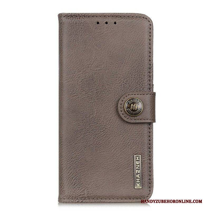 Flip Case Für Poco M3 Pro 5G Khazneh Retro-split-kunstleder
