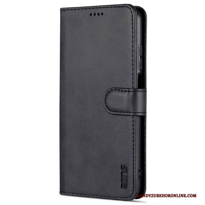 Flip Case Für Poco M4 Pro 5G Azns-kunstleder