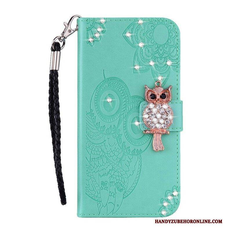 Flip Case Für Poco M5s Eulen-mandala Und Charme