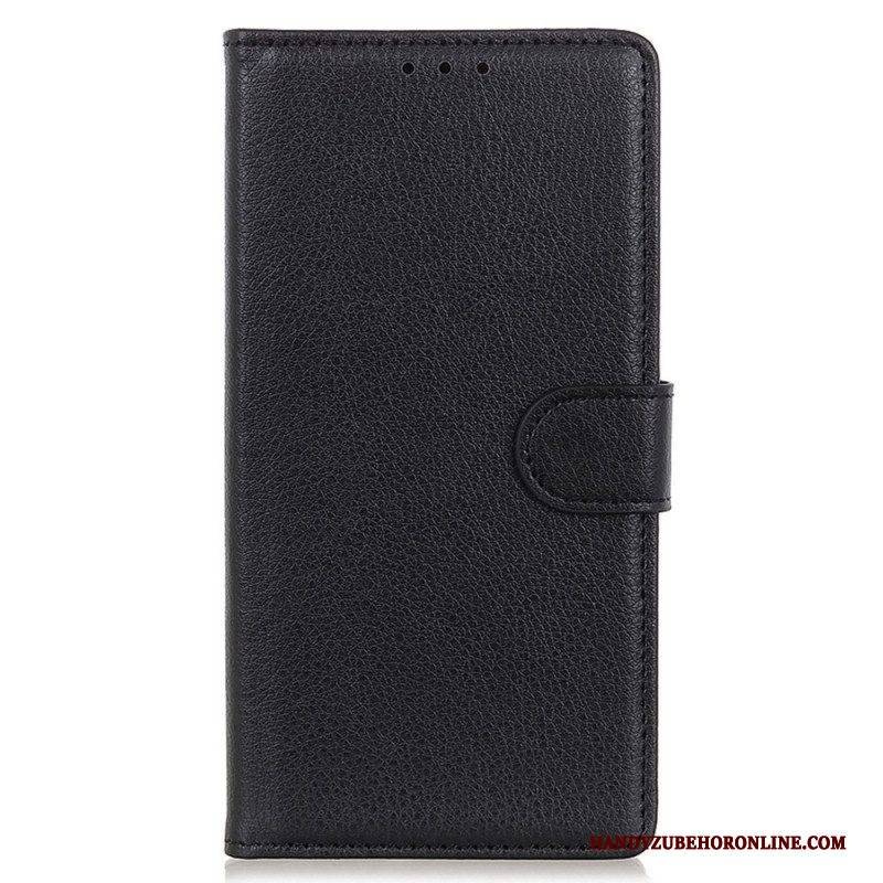 Flip Case Für Poco X4 GT Traditionelles Kunstleder
