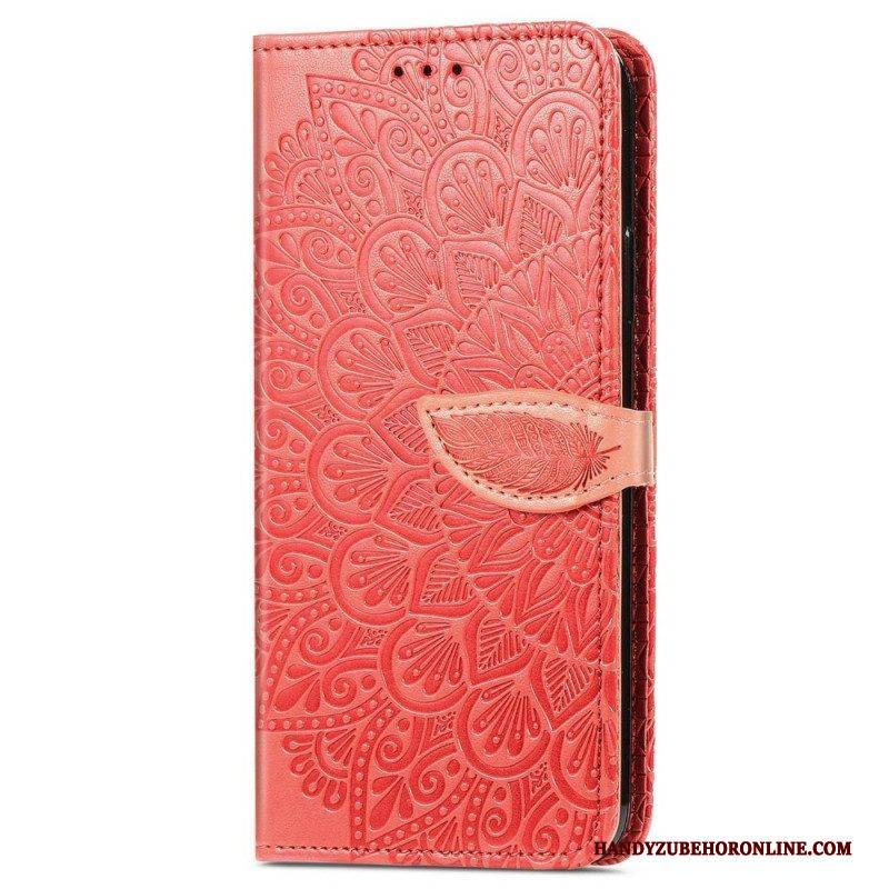 Flip Case Für Poco X4 Pro 5G Stammesblätter