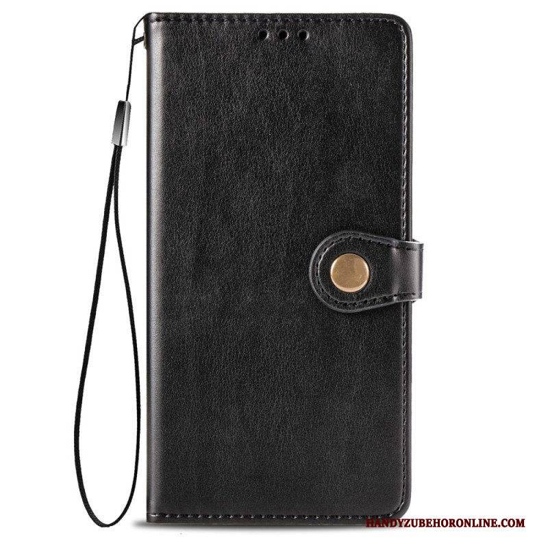 Flip Case Für Poco X4 Pro 5G Vintage Magnetverschluss