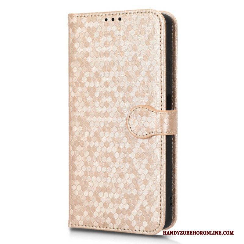 Flip Case Für Poco X5 5G Mit Kordel Riemchen Mit 3d-muster