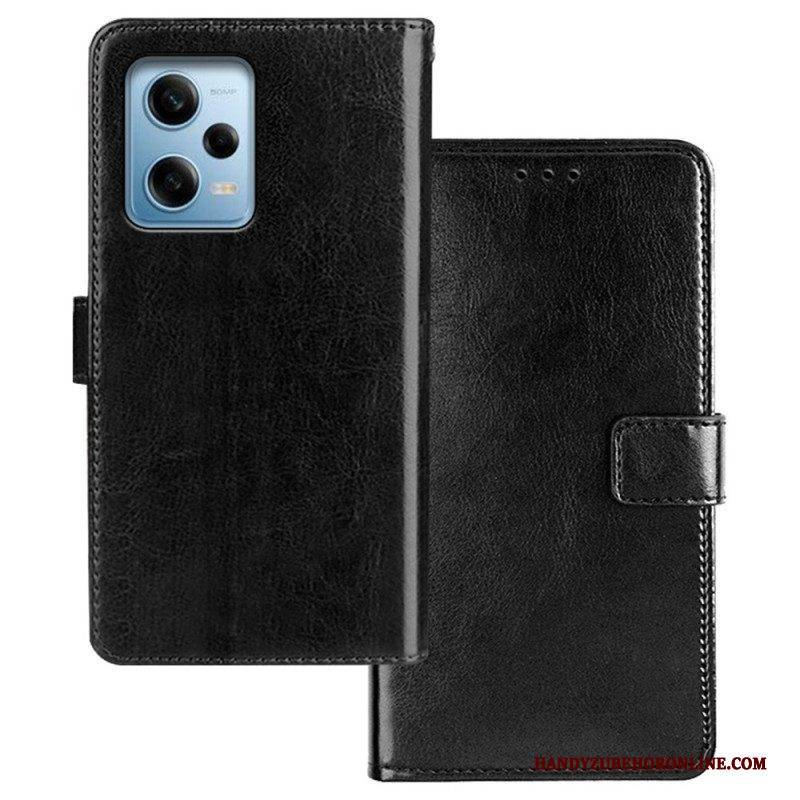 Flip Case Für Poco X5 Pro 5G Idewei-lederstil
