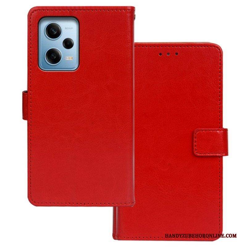 Flip Case Für Poco X5 Pro 5G Idewei-lederstil