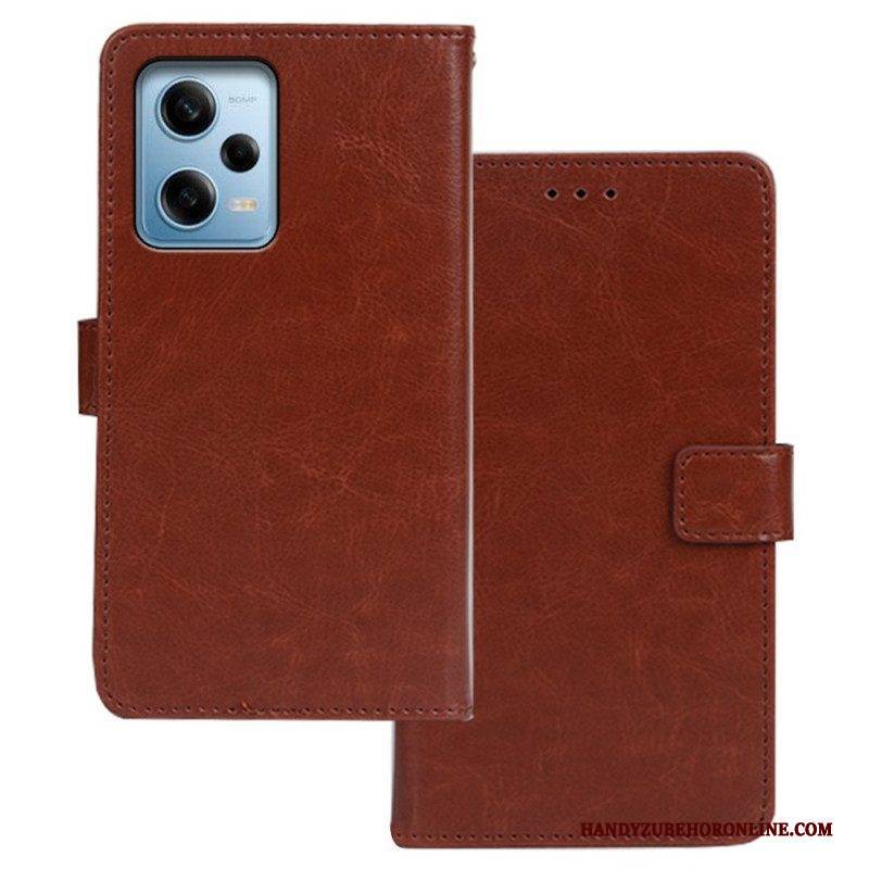 Flip Case Für Poco X5 Pro 5G Idewei-lederstil