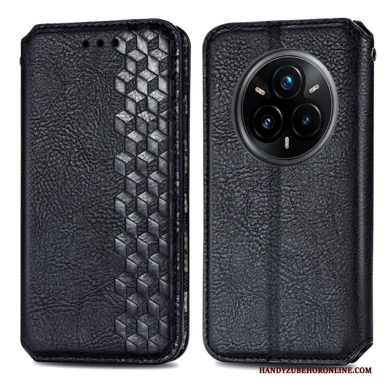Flip Case Für Realme 14 Pro Plus 5g Vintage-wildlederoptik