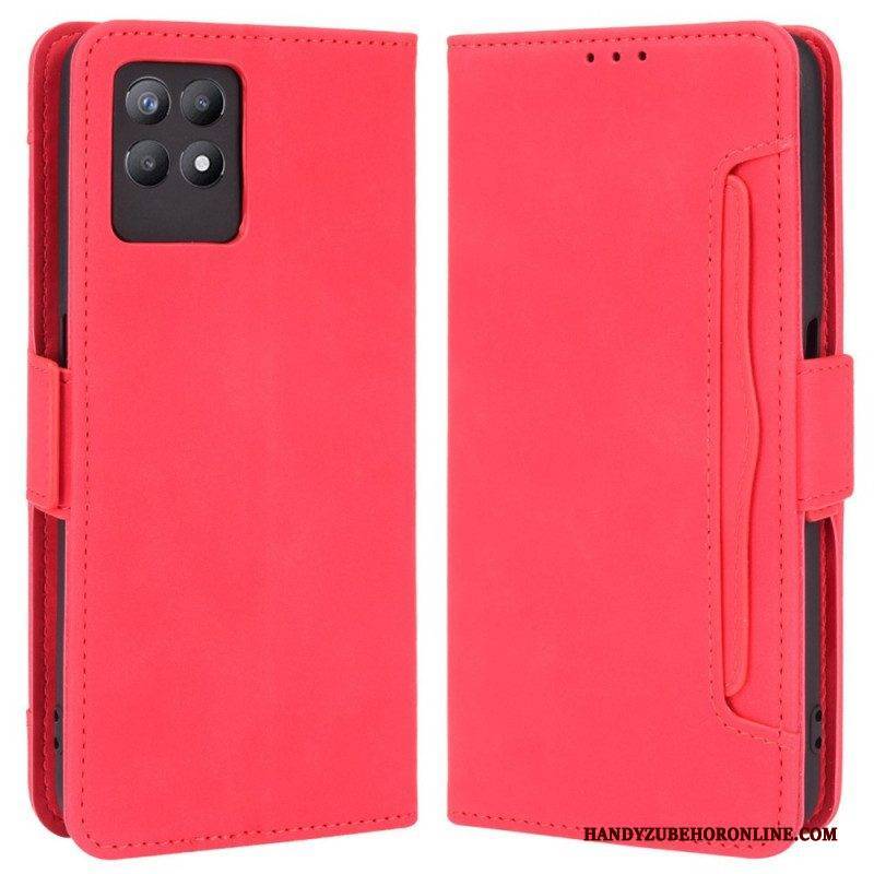 Flip Case Für Realme 8i Multi-card Premier Class
