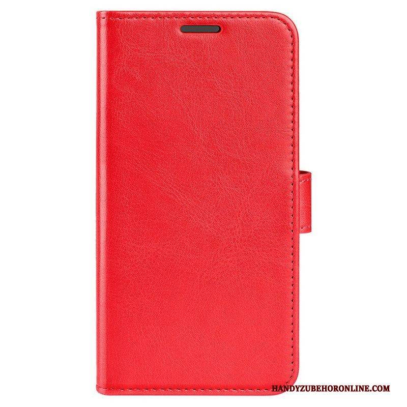 Flip Case Für Realme 9i Magnetverschluss Mit Crazy Horse-textur