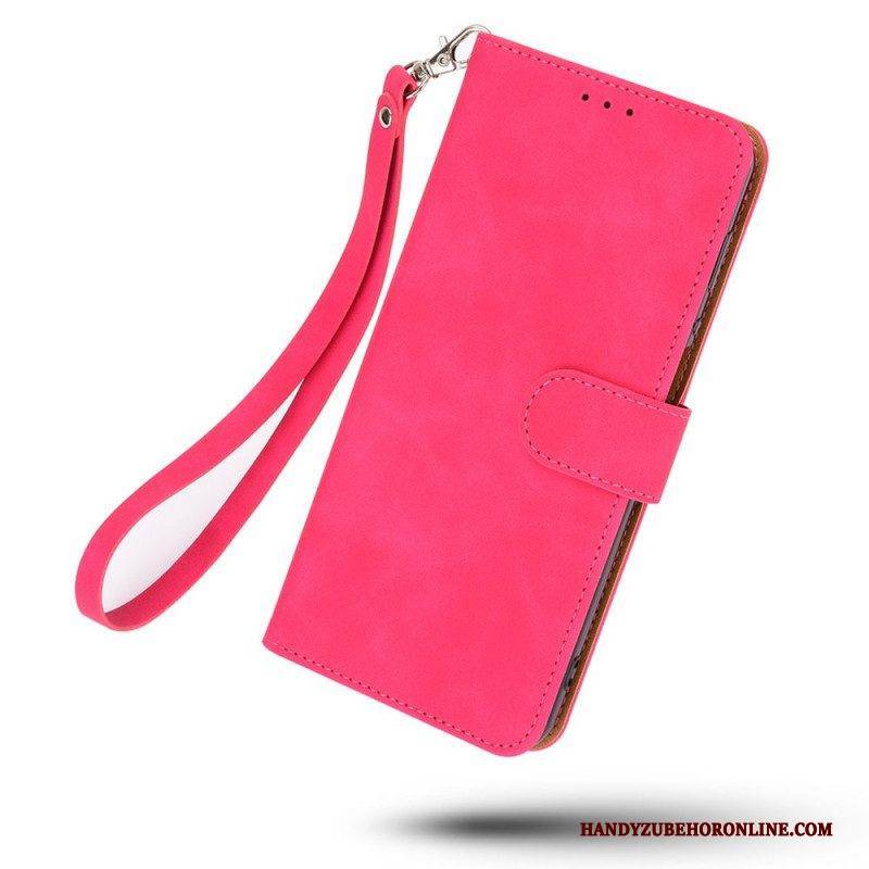 Flip Case Für Realme 9i Weiches Haut-lanyard