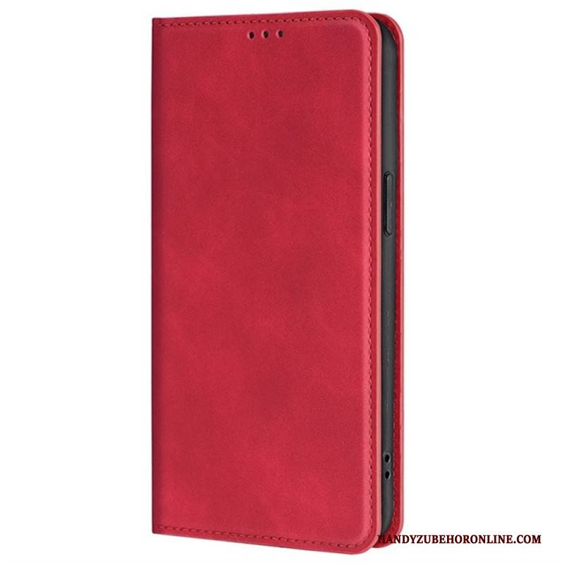 Flip Case Für Realme C71 Wildleder Effekt