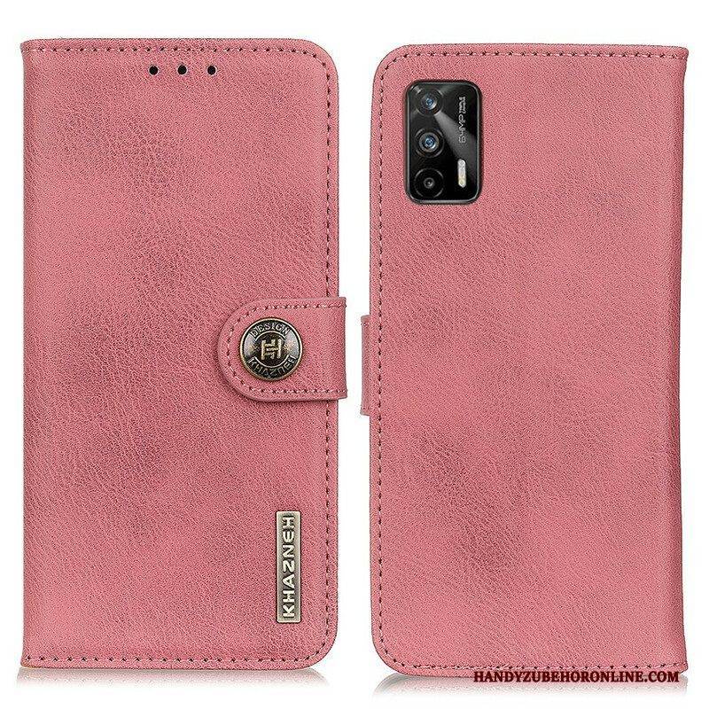 Flip Case Für Realme GT 5G Kunstleder Khazneh