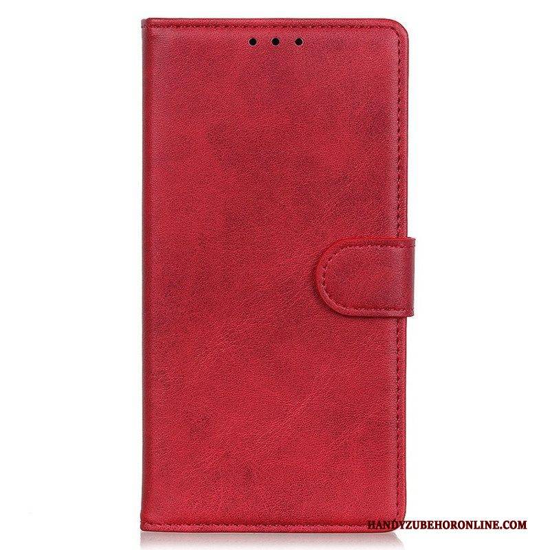 Flip Case Für Realme GT Neo 3 Strukturiertes Kunstleder