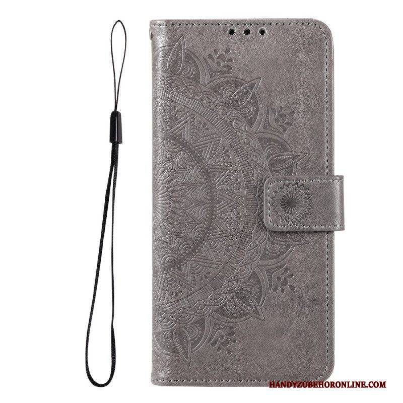 Flip Case Für Samsung Galaxy A13 5G / A04s Sonnenmandala