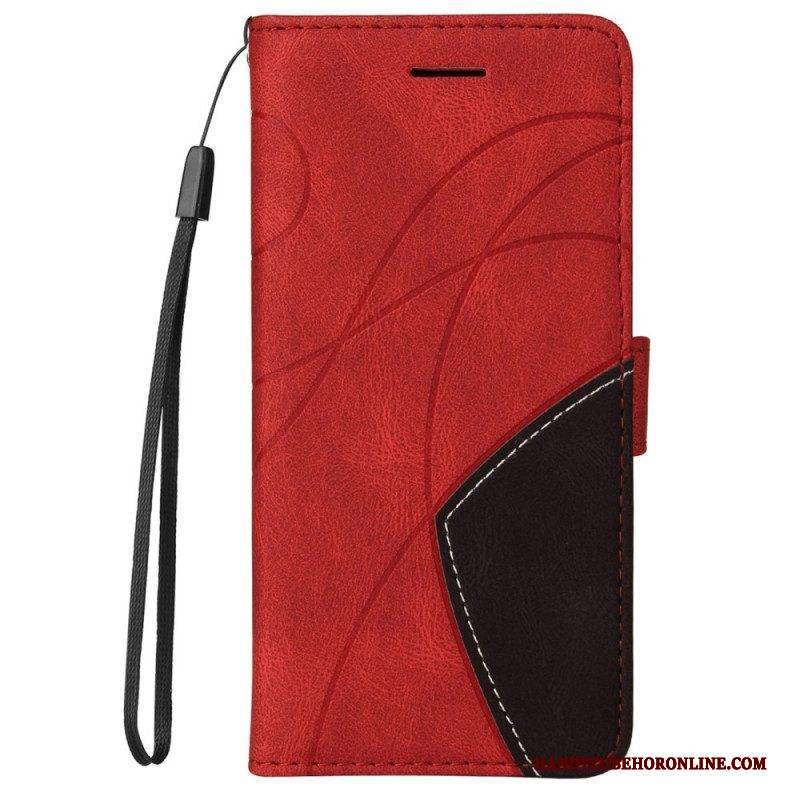Flip Case Für Samsung Galaxy A13 5G / A04s Zweifarbig