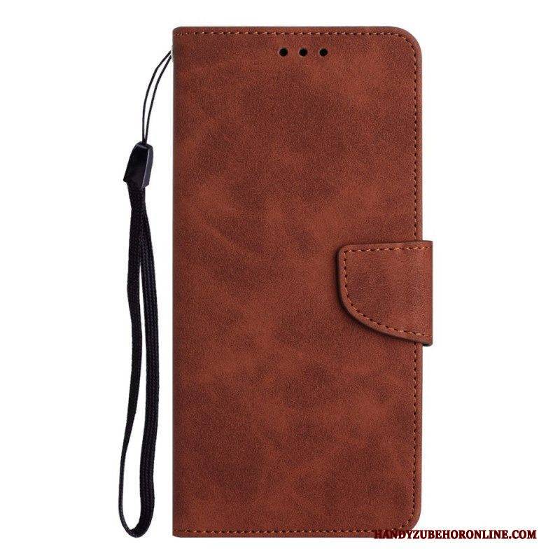 Flip Case Für Samsung Galaxy A13 Mit Kordel Riemchen Im Vintage-stil