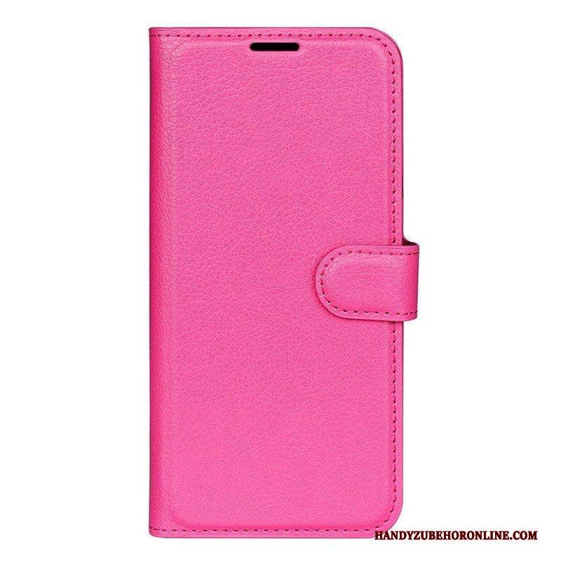 Flip Case Für Samsung Galaxy A14 / A14 5G Klassisches Kunstleder
