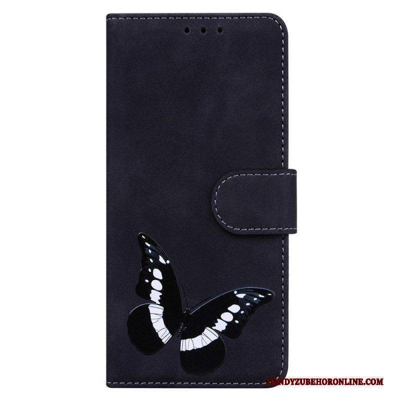 Flip Case Für Samsung Galaxy A14 / A14 5G Schmetterlingsdesign