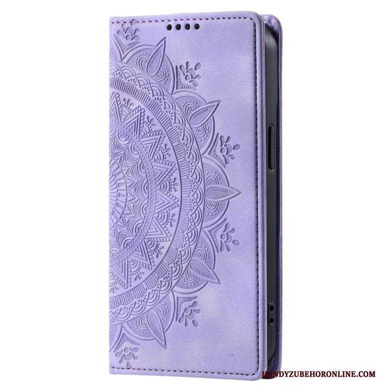 Flip Case Für Samsung Galaxy A17 4g / 5g Mandala-wildlederoptik