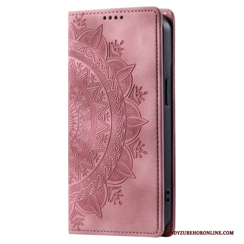 Flip Case Für Samsung Galaxy A17 4g / 5g Mandala-wildlederoptik