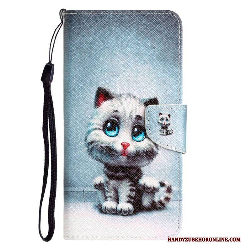 Flip Case Für Samsung Galaxy A53 5G Mit Kordel Nur Tanga-katzen