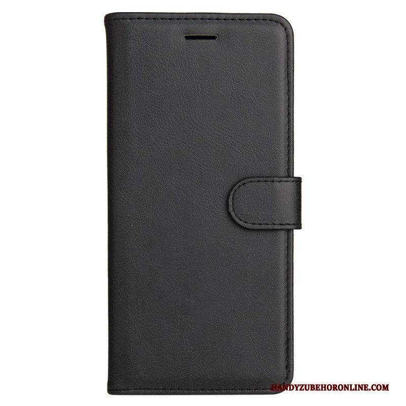 Flip Case Für Samsung Galaxy A53 5G Mit Kordel Riemchen-stil Aus Schlichtem Leder