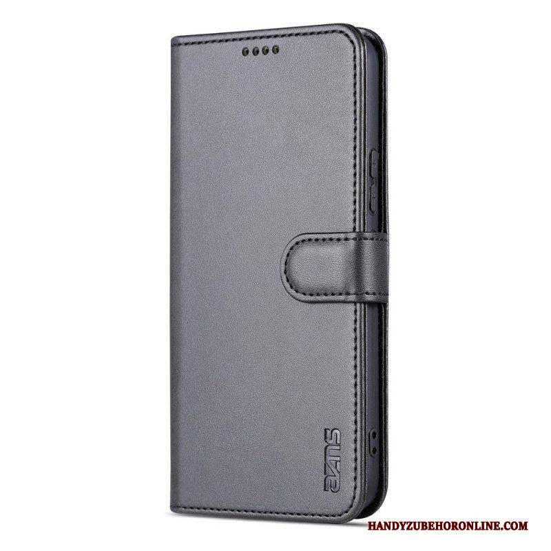 Flip Case Für Samsung Galaxy A54 5G Kunstleder Azns