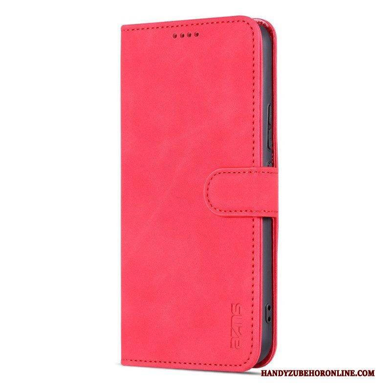 Flip Case Für Samsung Galaxy A54 5G Kunstleder Azns
