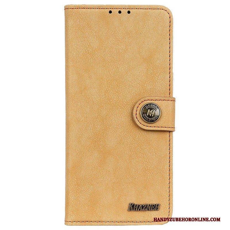 Flip Case Für Samsung Galaxy M13 Khazneh Spaltleder