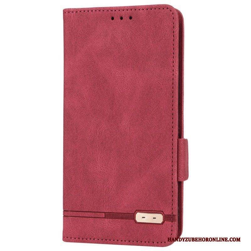 Flip Case Für Samsung Galaxy M13 Subtile Eleganz