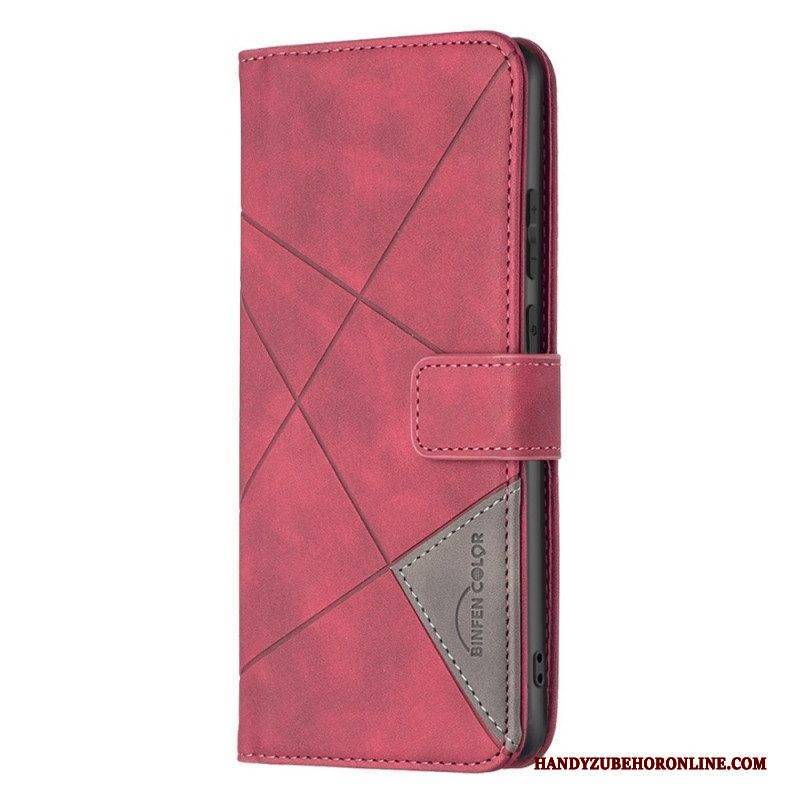Flip Case Für Samsung Galaxy M23 5G Binfen-farbdreiecke