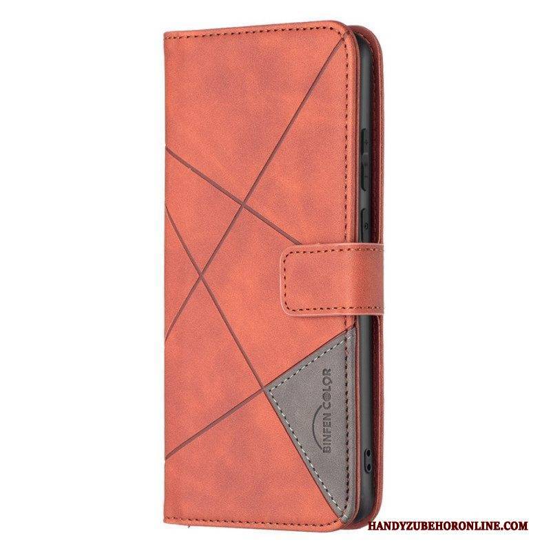 Flip Case Für Samsung Galaxy M23 5G Binfen-farbdreiecke