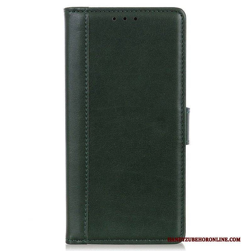 Flip Case Für Samsung Galaxy M23 5G Leder-styling