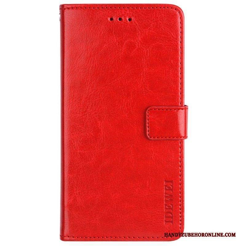 Flip Case Für Samsung Galaxy M52 5G Kunstleder Idewei