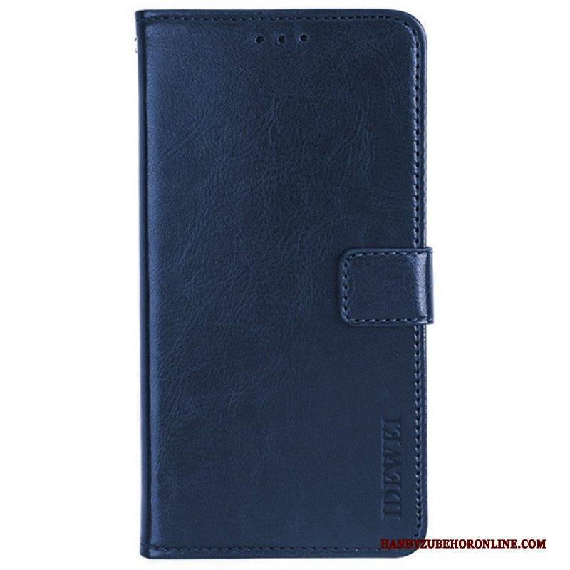 Flip Case Für Samsung Galaxy M52 5G Kunstleder Idewei