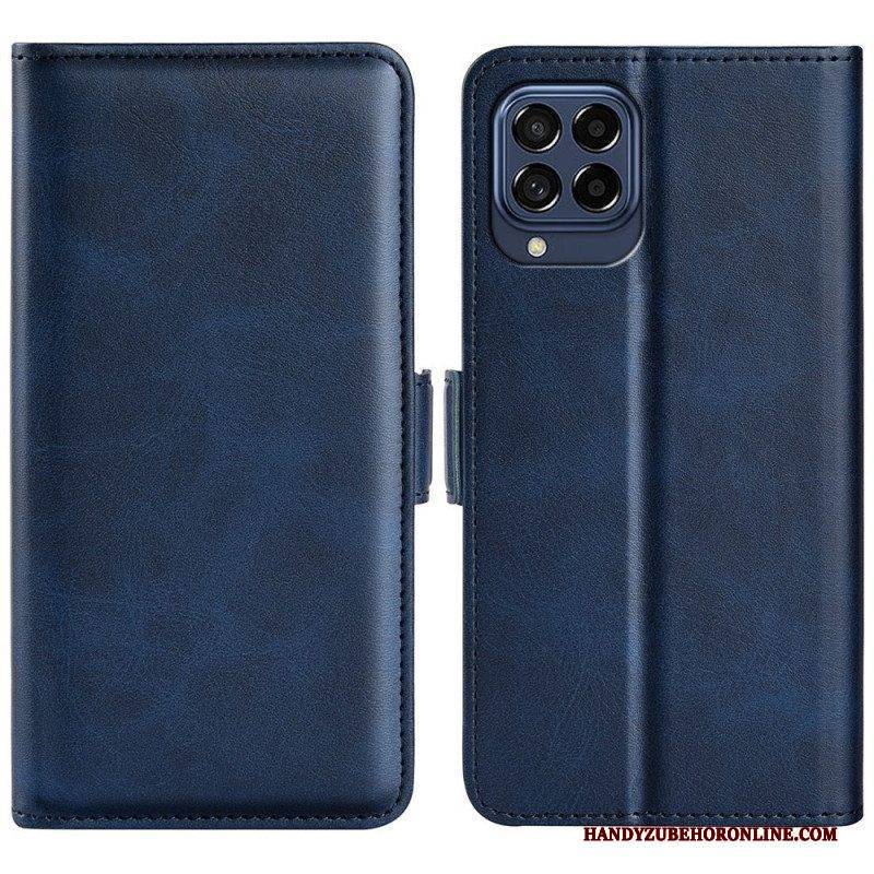 Flip Case Für Samsung Galaxy M53 5G Flip Case Doppelte Klappe