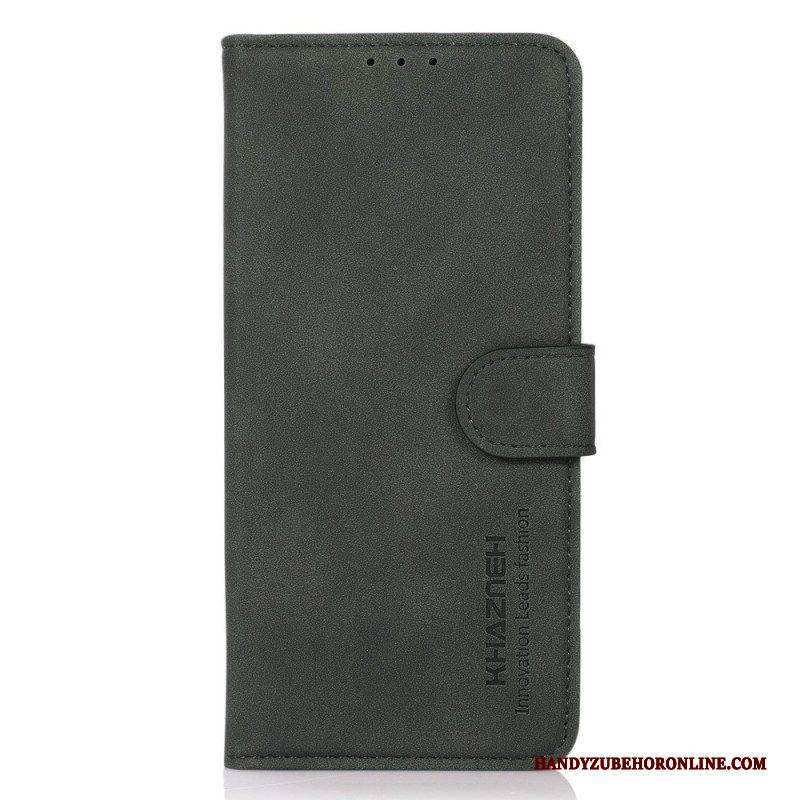 Flip Case Für Samsung Galaxy M53 5G Kunstleder Khazneh