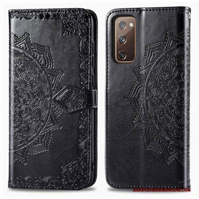 Flip Case Für Samsung Galaxy S20 FE Mandala-mittelalter