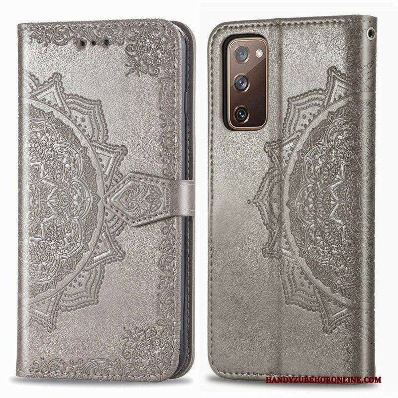 Flip Case Für Samsung Galaxy S20 FE Mandala-mittelalter
