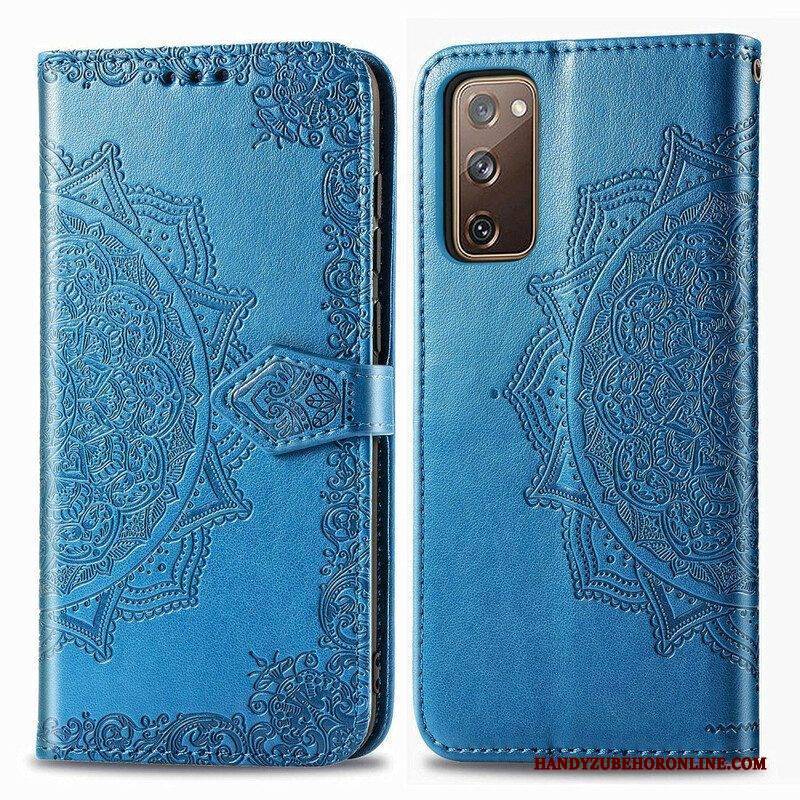 Flip Case Für Samsung Galaxy S20 FE Mandala-mittelalter