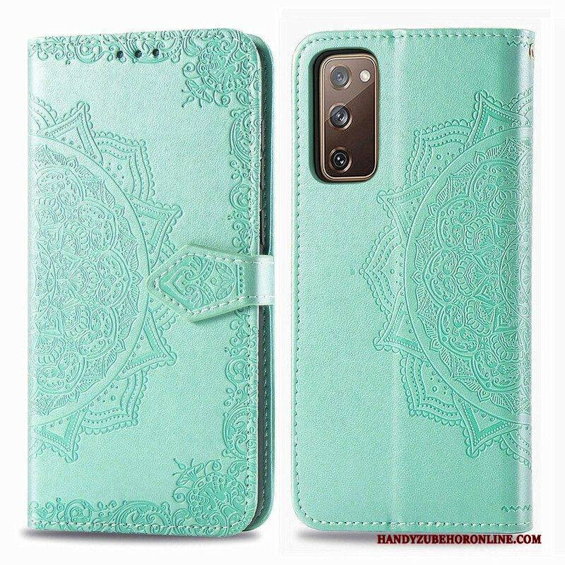 Flip Case Für Samsung Galaxy S20 FE Mandala-mittelalter