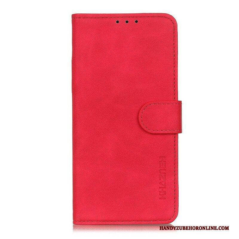 Flip Case Für Samsung Galaxy S20 FE Matter Vintage-ledereffekt Khazneh