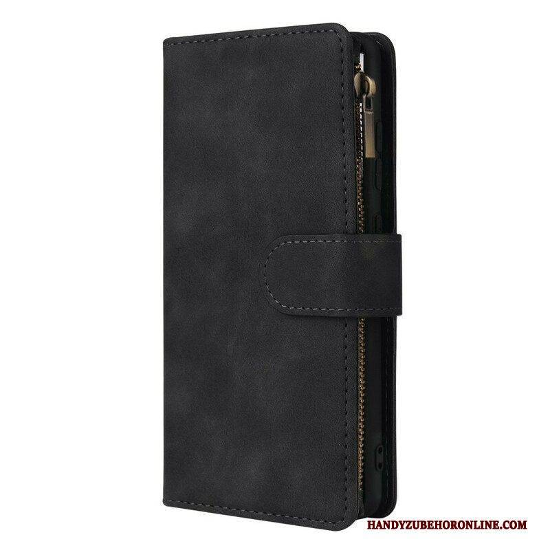 Flip Case Für Samsung Galaxy S20 FE Multi-card-lederstil Mit Umhängeband
