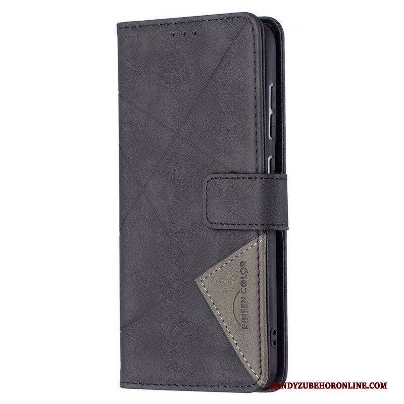 Flip Case Für Samsung Galaxy S21 FE Binfen-farbdreiecke